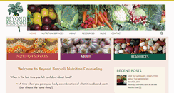Desktop Screenshot of beyondbroccoli.com